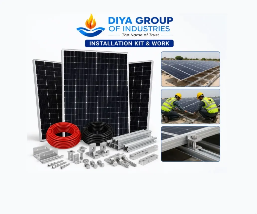 5KW COMPLETE INSTALLATION WITH DISCOM WORK — Mounting Structures